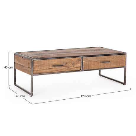 Couchtisch 2-Schubladen Elmer - ZEN ZONE Furniture