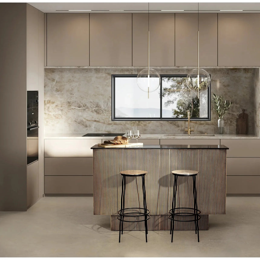 Amira Barhocker Gold Höhe 77 cm - ZEN ZONE Furniture