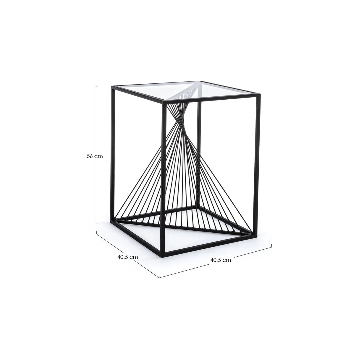 Espiralförmiger Couchtisch 40x40 cm - ZEN ZONE Furniture