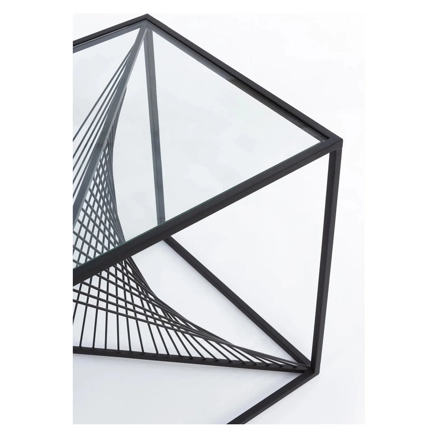 Espiralförmiger Couchtisch 48x48 cm - ZEN ZONE Furniture