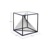 Espiralförmiger Couchtisch 48x48 cm - ZEN ZONE Furniture