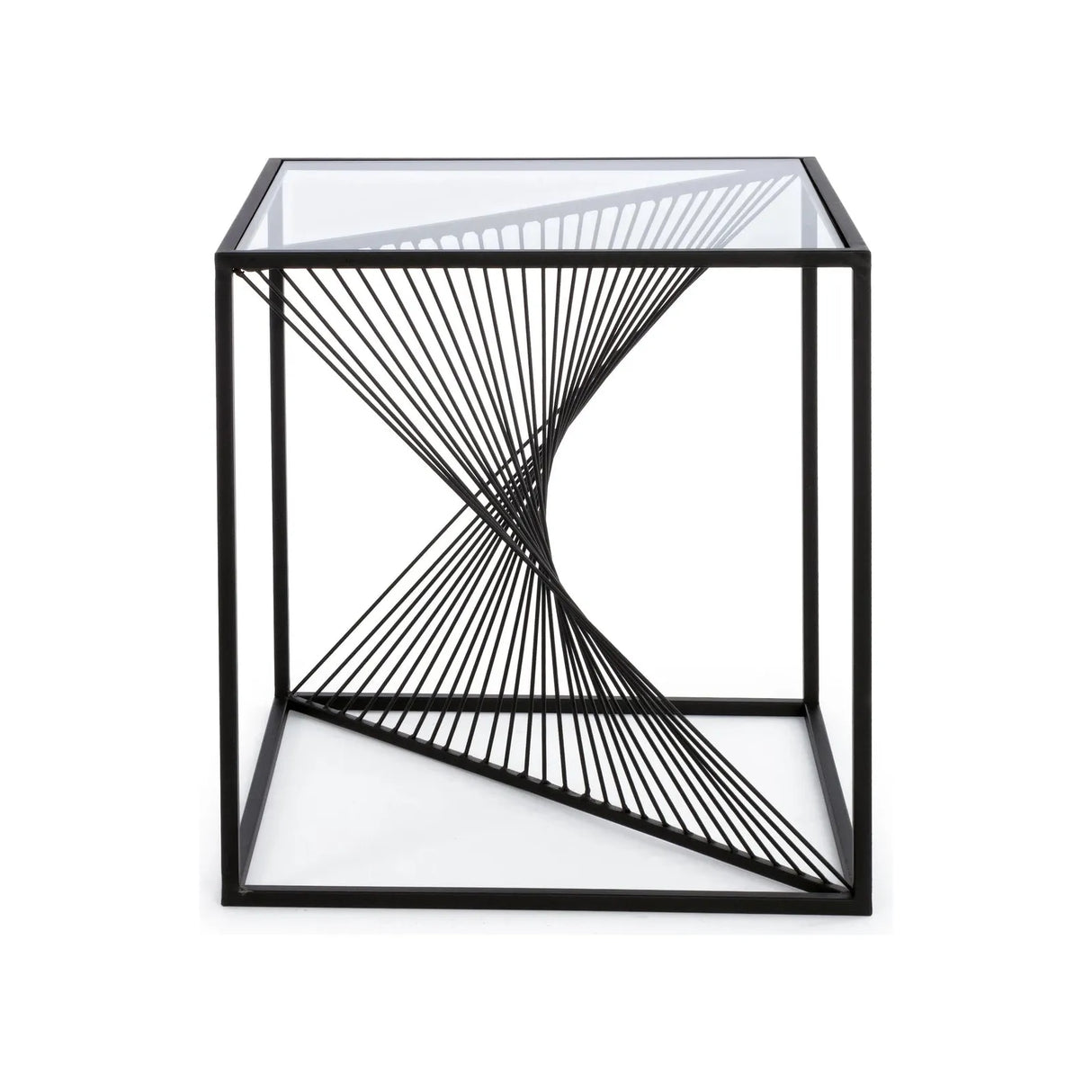 Espiralförmiger Couchtisch 48x48 cm - ZEN ZONE Furniture