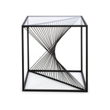 Espiralförmiger Couchtisch 48x48 cm - ZEN ZONE Furniture