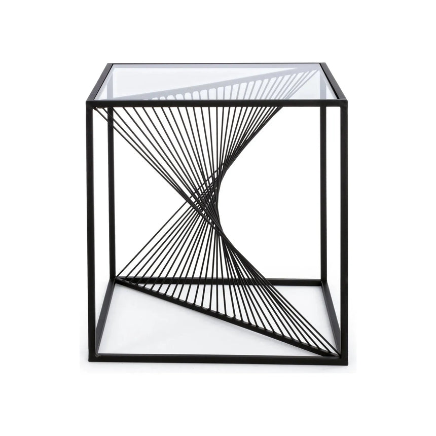 Espiralförmiger Couchtisch 48x48 cm - ZEN ZONE Furniture