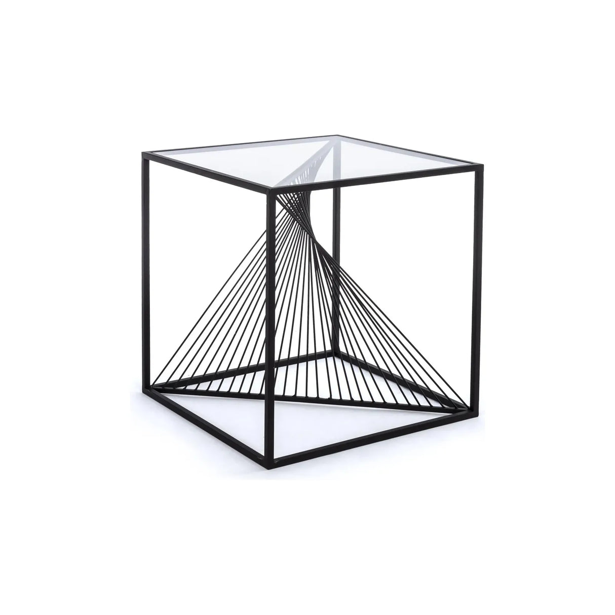 Espiralförmiger Couchtisch 48x48 cm - ZEN ZONE Furniture