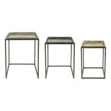 Amira Couchtisch Quadratisch Set 3-teilig - ZEN ZONE Furniture