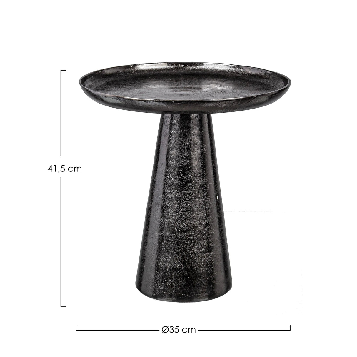 Beistelltisch 35x35 Kulvir Schwarz - ZEN ZONE Furniture