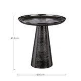Beistelltisch 35x35 Kulvir Schwarz - ZEN ZONE Furniture