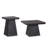 2er Set Couchtisch quadratisch Fuji - ZEN ZONE Furniture