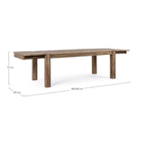 Esstisch ausziehbar 200-300x100cm Salford - ZEN ZONE Furniture