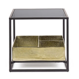 Beistelltisch mit Behälter 42x42 Mavila - ZEN ZONE Furniture