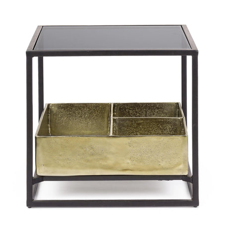 Beistelltisch mit Behälter 42x42 Mavila - ZEN ZONE Furniture
