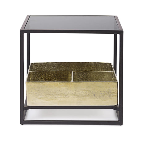 Beistelltisch mit Behälter 42x42 Mavila - ZEN ZONE Furniture