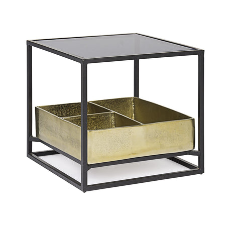 Beistelltisch mit Behälter 42x42 Mavila - ZEN ZONE Furniture