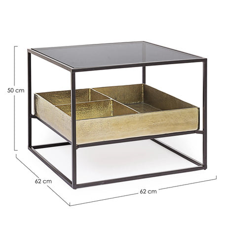 Beistelltisch mit Behälter 62x62 Mavila - ZEN ZONE Furniture