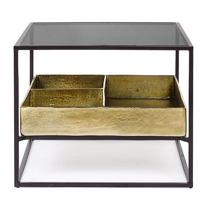 Beistelltisch mit Behälter 62x62 Mavila - ZEN ZONE Furniture