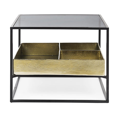 Beistelltisch mit Behälter 62x62 Mavila - ZEN ZONE Furniture