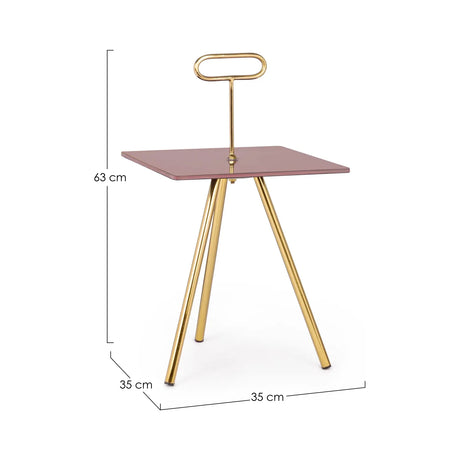 Inesh Couchtisch Orchidee quadratisch 35x35 cm - ZEN ZONE Furniture