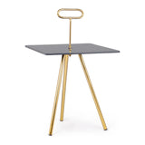 Inesh Couchtisch Rock quadratisch 40x40 cm - ZEN ZONE Furniture