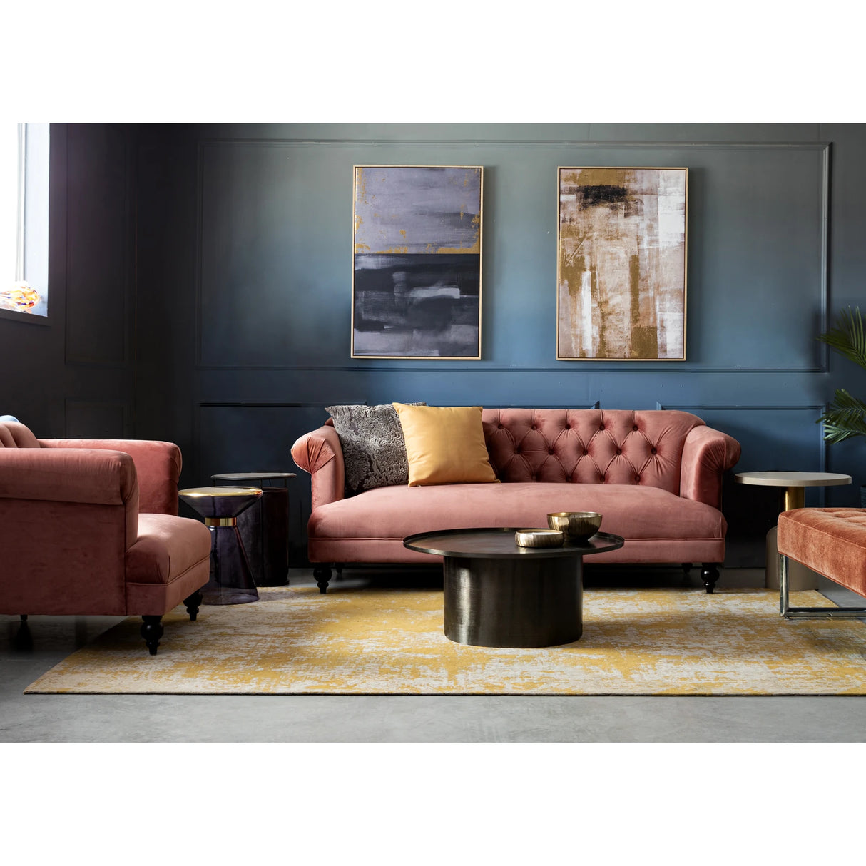 Beistelltisch 50.5x50.5 Nalima Cremefarben - ZEN ZONE Furniture