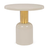 Beistelltisch 50.5x50.5 Nalima Cremefarben - ZEN ZONE Furniture