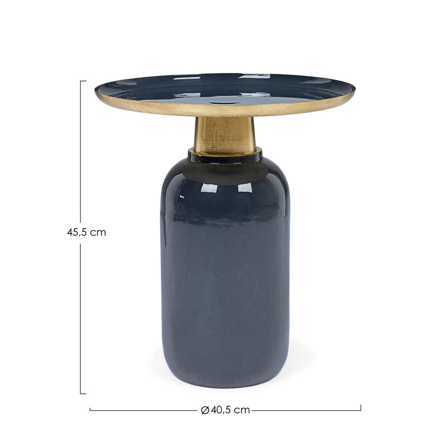 Beistelltisch 40.5x40.5 Nalima Blau - ZEN ZONE Furniture