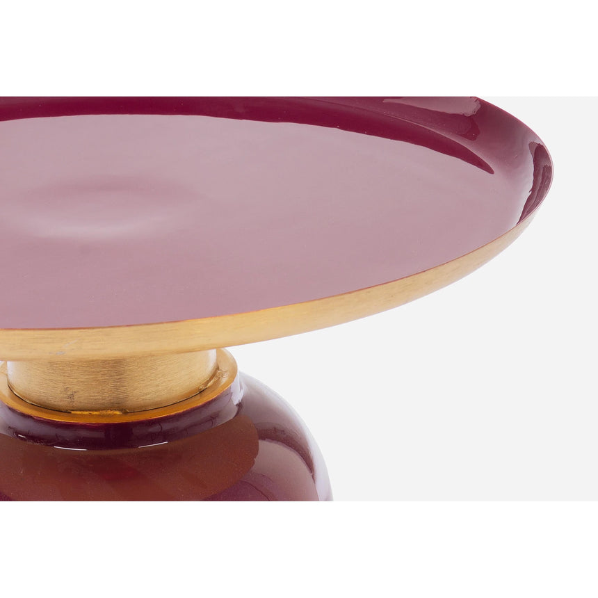 Beistelltisch 40.5x40.5 Nalima Burgundy - ZEN ZONE Furniture