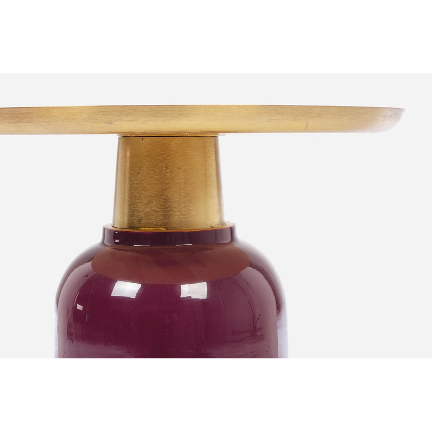 Beistelltisch 40.5x40.5 Nalima Burgundy - ZEN ZONE Furniture