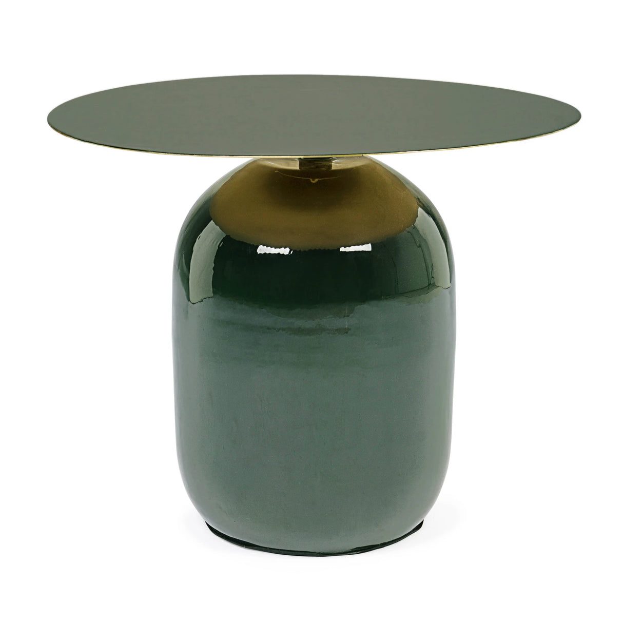 Beistelltisch 50x50 Nalima Dunkelgrün - ZEN ZONE Furniture