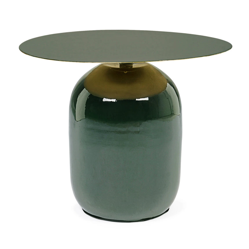 Beistelltisch 50x50 Nalima Dunkelgrün - ZEN ZONE Furniture