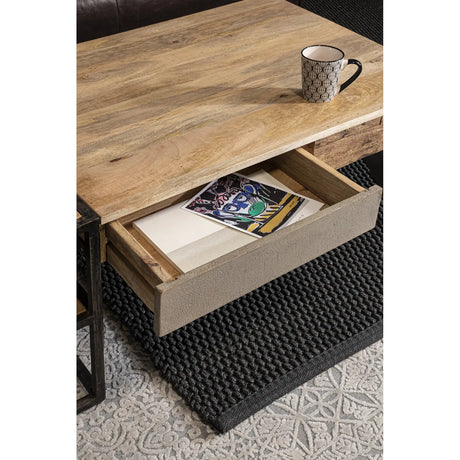 Beistelltisch 2-Schubladen 118x70 Manchester - ZEN ZONE Furniture