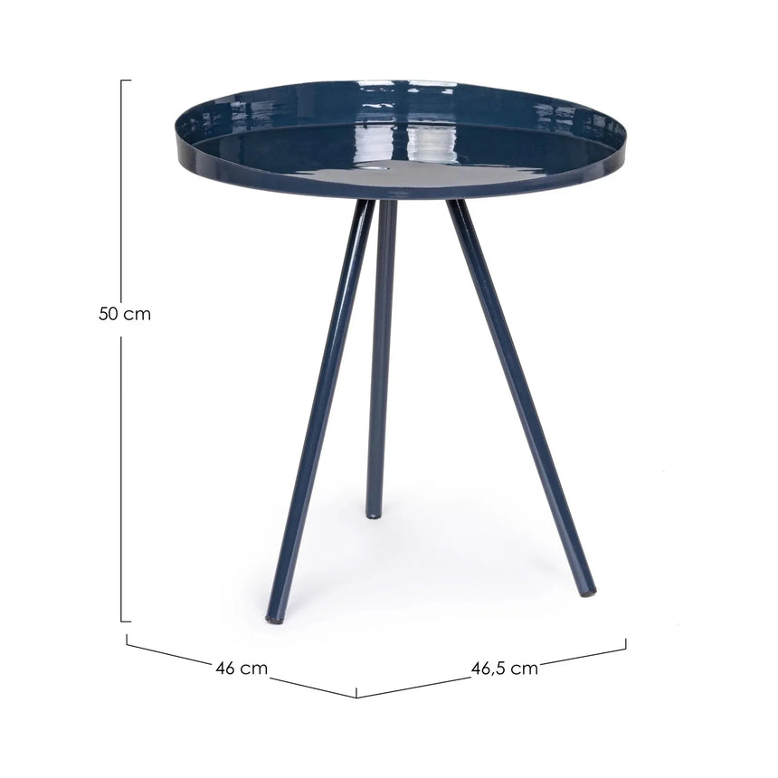 Anchita Couchtisch Blau 46.5 x 46.5 cm - ZEN ZONE Furniture