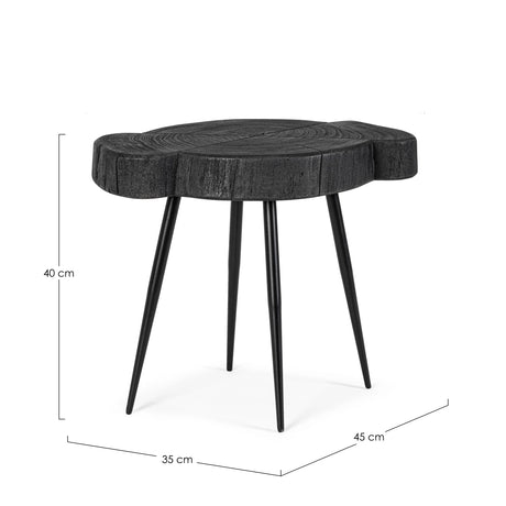 Beistelltisch Schwarz L Zaika - ZEN ZONE Furniture