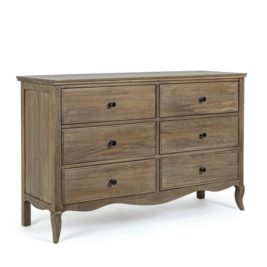 Kommode mit 6 Schubladen Domitille - ZEN ZONE Furniture