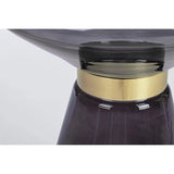 Azmin Couchtisch Grau Glas 36 x 36 cm - ZEN ZONE Furniture