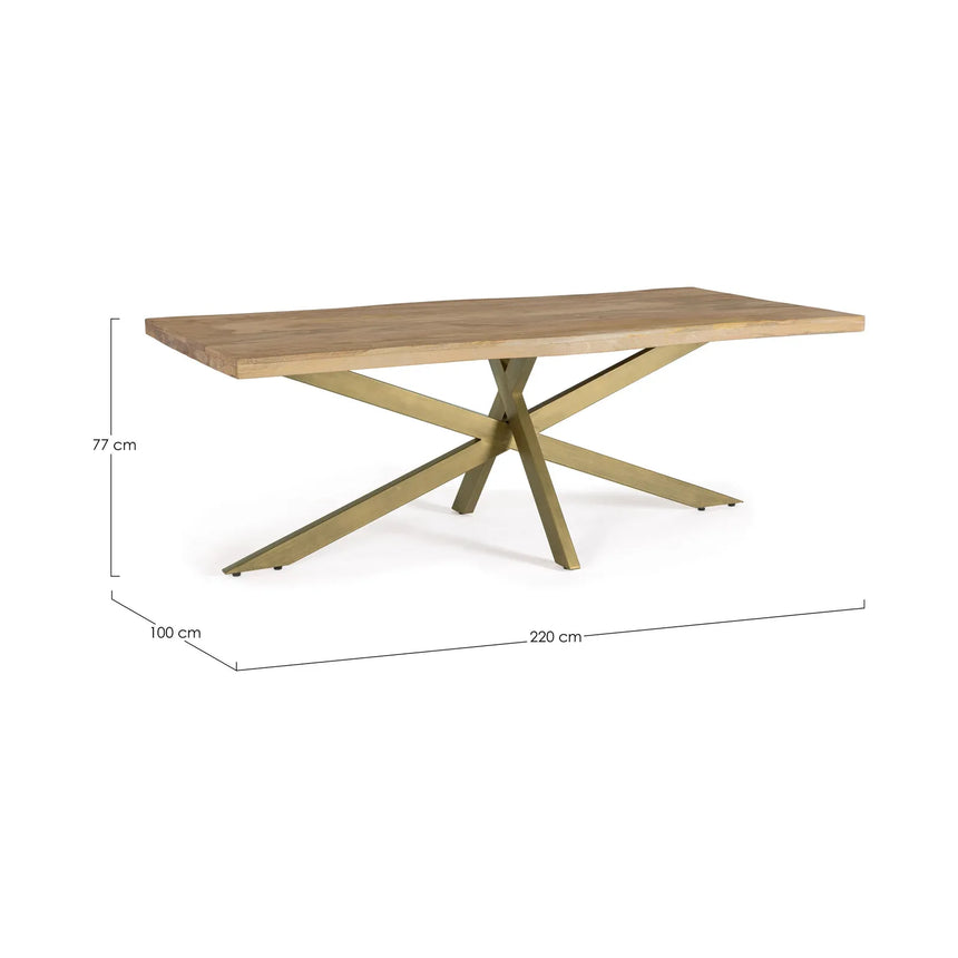 Jaidev Tisch 220x100 cm - ZEN ZONE Furniture