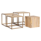 Jaidev Couchtisch 4er Set - ZEN ZONE Furniture