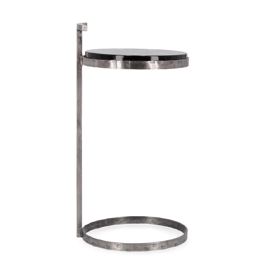 Couchtisch Zayla Rund Nickel Höhe 64cm - ZEN ZONE Furniture