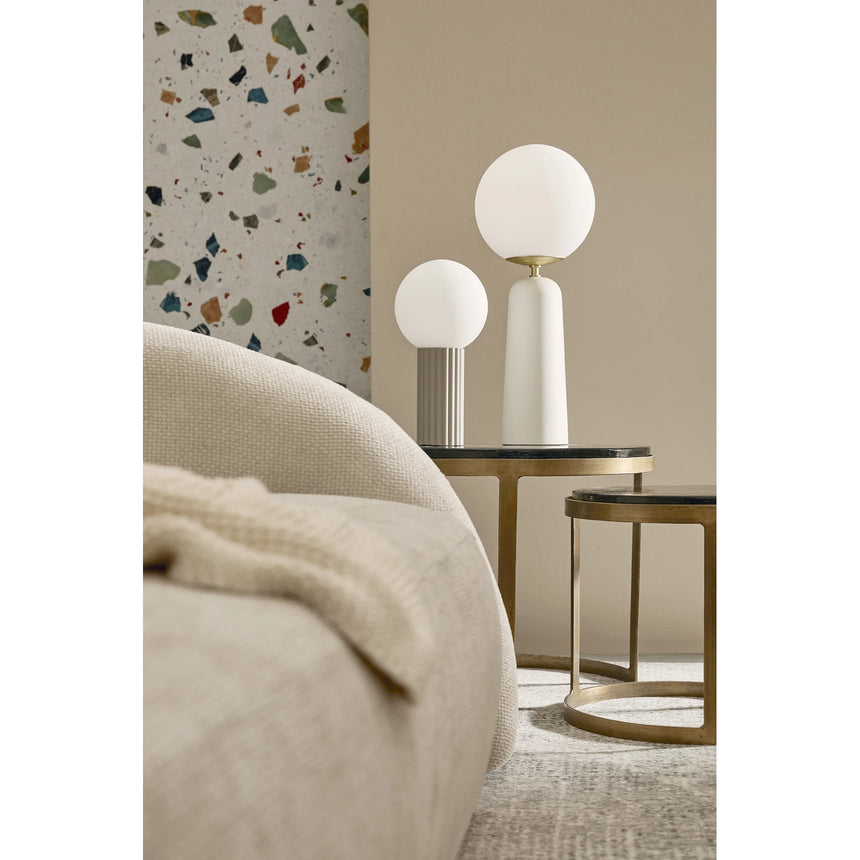 2er Set Couchtisch Messing rund YX54 Zayla - ZEN ZONE Furniture