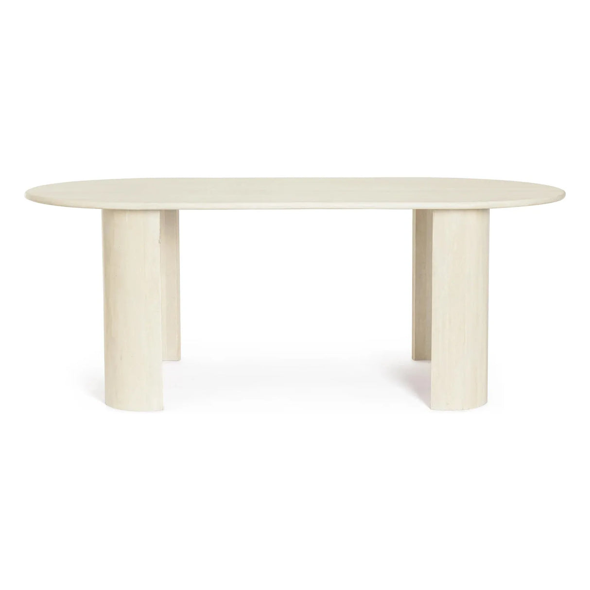 Esstisch Oval Naturfarbe 210x100cm Orlando - ZEN ZONE Furniture