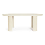 Esstisch Oval Naturfarbe 210x100cm Orlando - ZEN ZONE Furniture