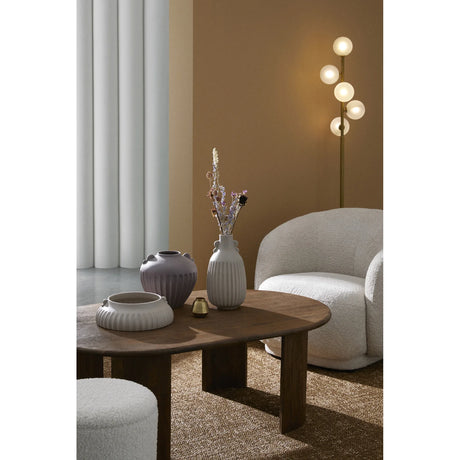 Beistelltisch oval Braun 130x80 Orlando - ZEN ZONE Furniture