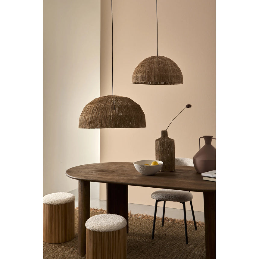 Esstisch Oval Braun 210x100cm Orlando - ZEN ZONE Furniture