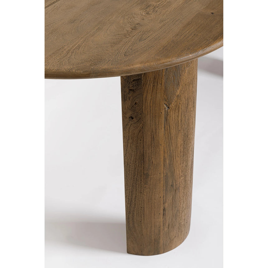 Esstisch Oval Braun 210x100cm Orlando - ZEN ZONE Furniture