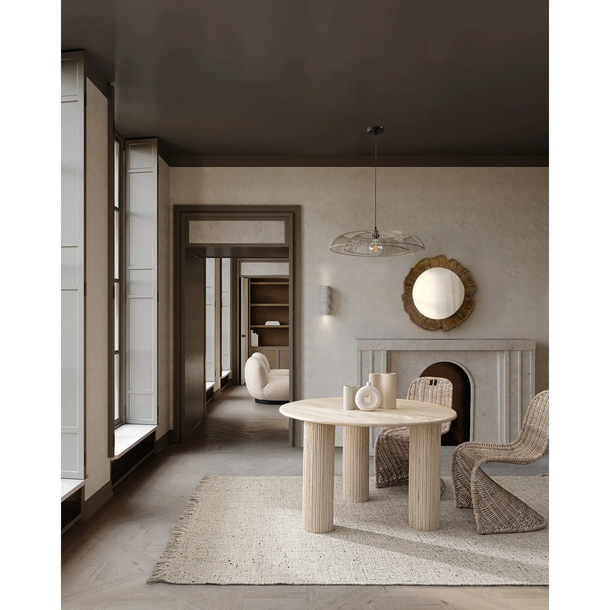 Esstisch Naturfarbe 120cm Dacca - ZEN ZONE Furniture