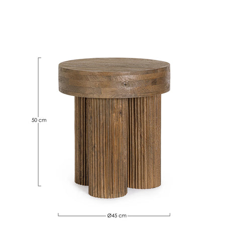 Beistelltisch Dacca Braun 45x45 - ZEN ZONE Furniture