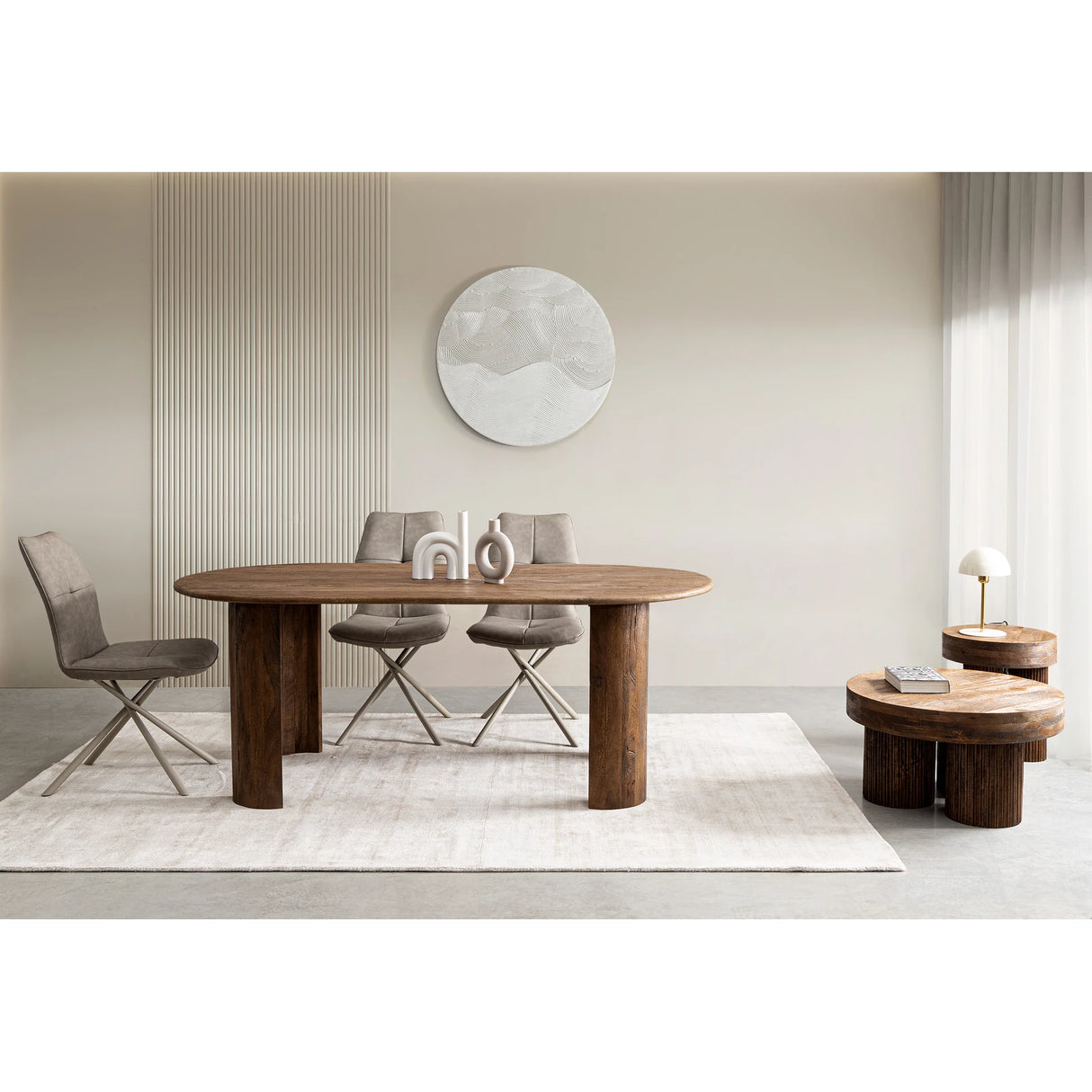 Beistelltisch Dacca Braun 75x75 - ZEN ZONE Furniture