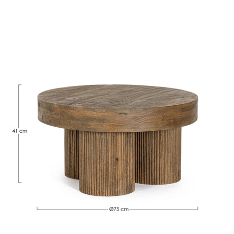 Beistelltisch Dacca Braun 75x75 - ZEN ZONE Furniture