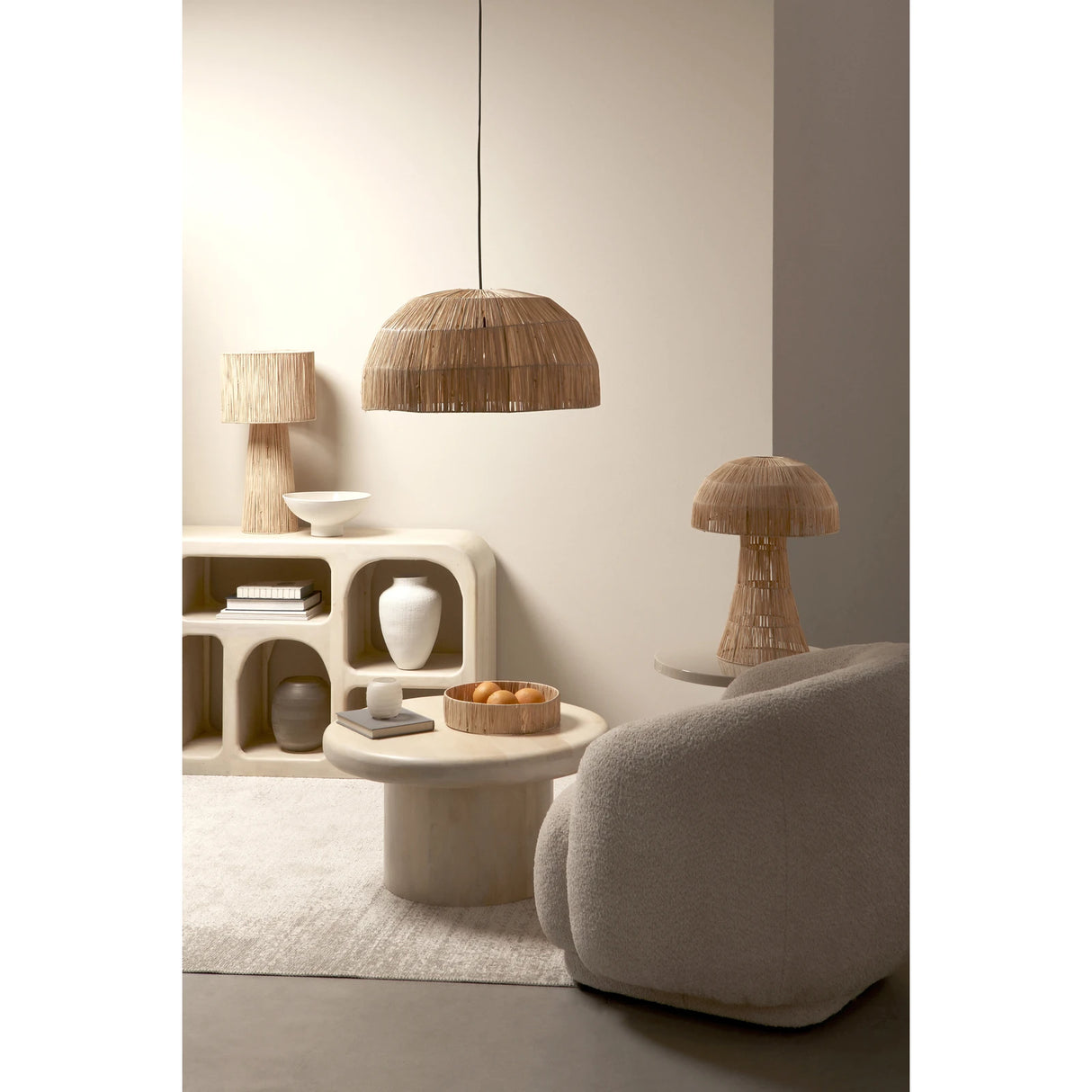 Beistelltisch Lopez Naturfarbe 75x75 - ZEN ZONE Furniture