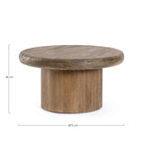 Beistelltisch Lopez Braun 75x75 - ZEN ZONE Furniture